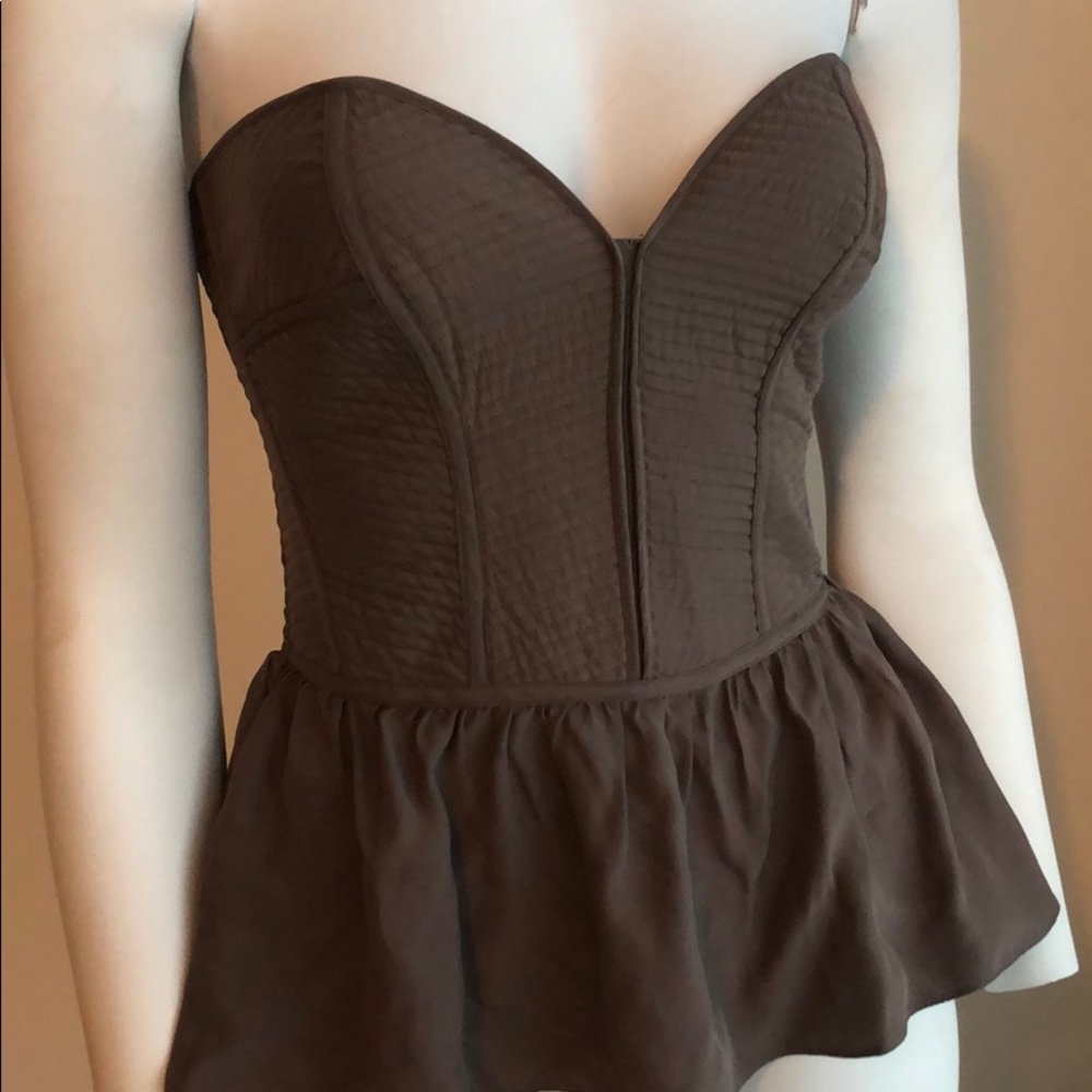 Corset Style Stretchy Tube Top